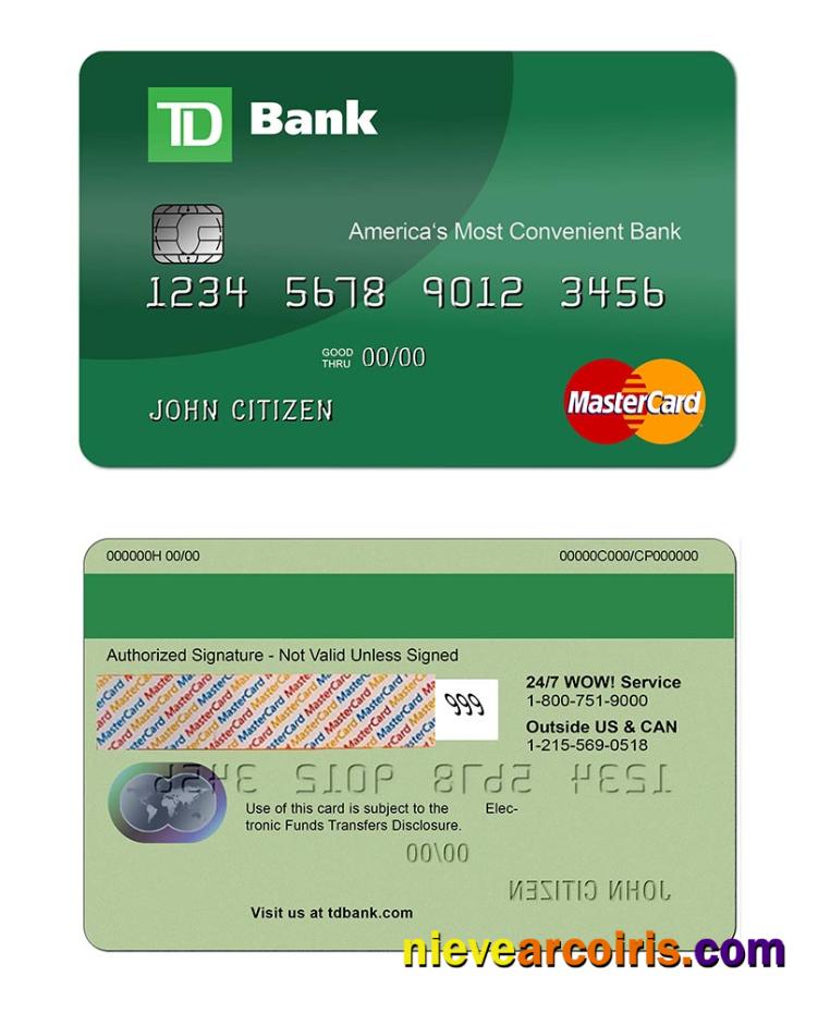 USA TD MasterCard